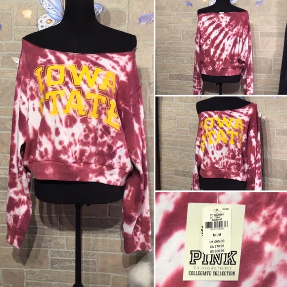PINK Victoria's Secret Sweaters - Pink VS - Sz M - Iowa State - oversized